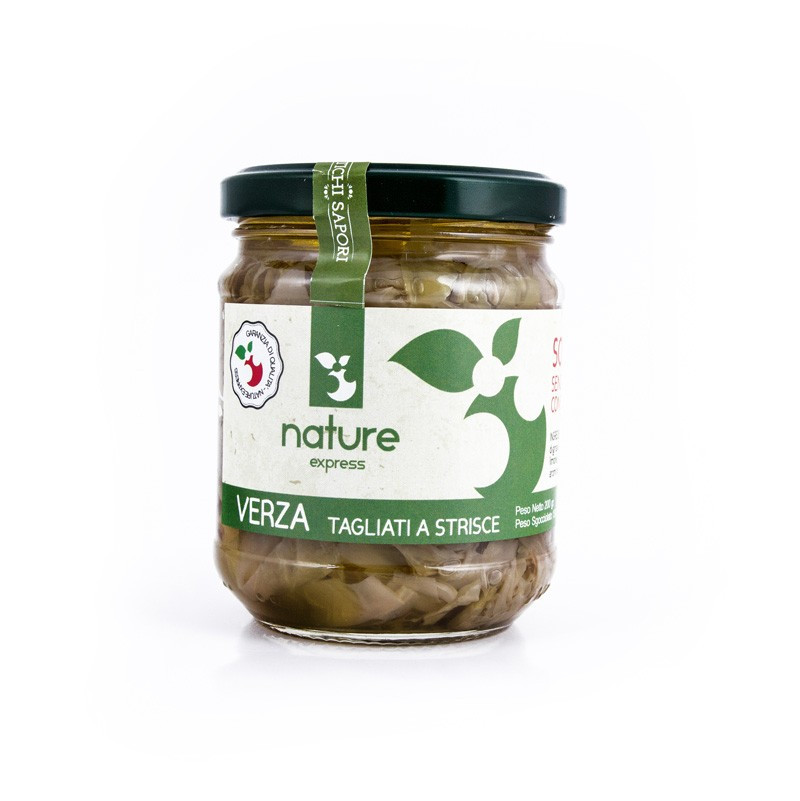 Verza in olio d'oliva